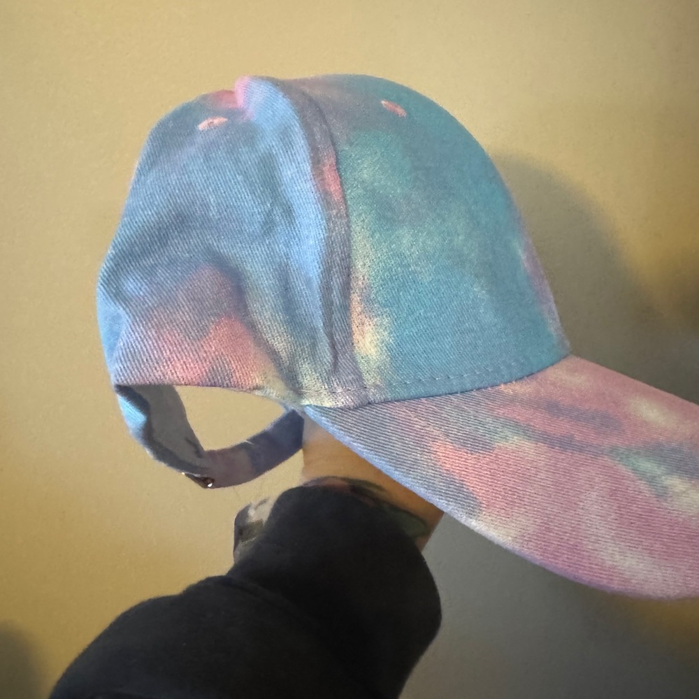kidpik Tie-Dye Blue and Pink Kids Cap